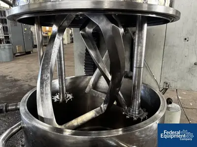 USED Guangzhou Hongyun Machinery 100 Liter Guangzhou Hongyun Machinery Double Planetary Mixer, Model HY-DLH100L, S/S