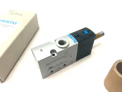 New | in-Stock Festo Pneumatic Solenoid Valve 3/2-Way 575262 Solenoid Valves Michigan US | Maverick Industrial Sales #1391318