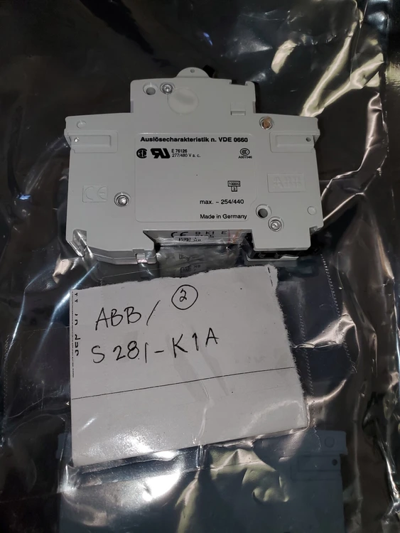 Used ABB S281-K1A Relays & Switches Arizona US | ASSET CONVERSION SPECIALISTS, INC. #306188