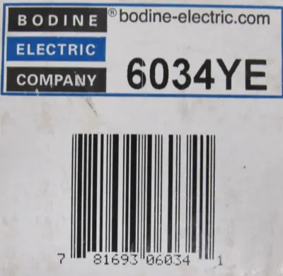 NEW BODINE ELECTRIC 33A3BEPM DC MOTOR 90/130VDC 6034YE