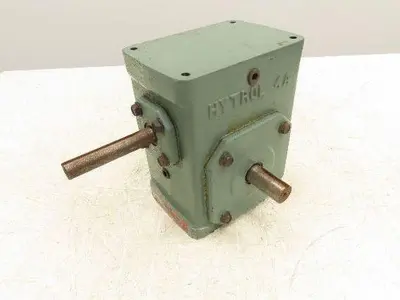 Hytrol 4A 40-1 LH Conveyor Gearbox 40:1 Reducer 3/4" Input x 1" Output