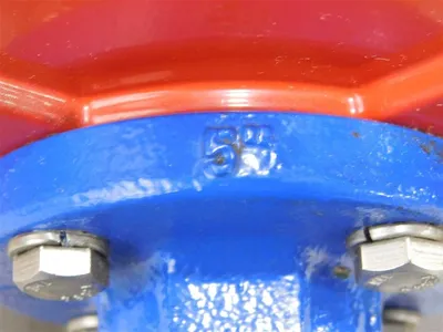 Bray Controls & DelTech 5" Actuated Butterfly Valve 70-0082-113D0-536/A Used