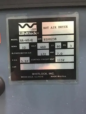 USED WHITLOCK HA-40-Q