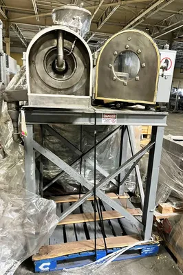 Baker-Perkins S-8 pusher centrifuge, 316SS.