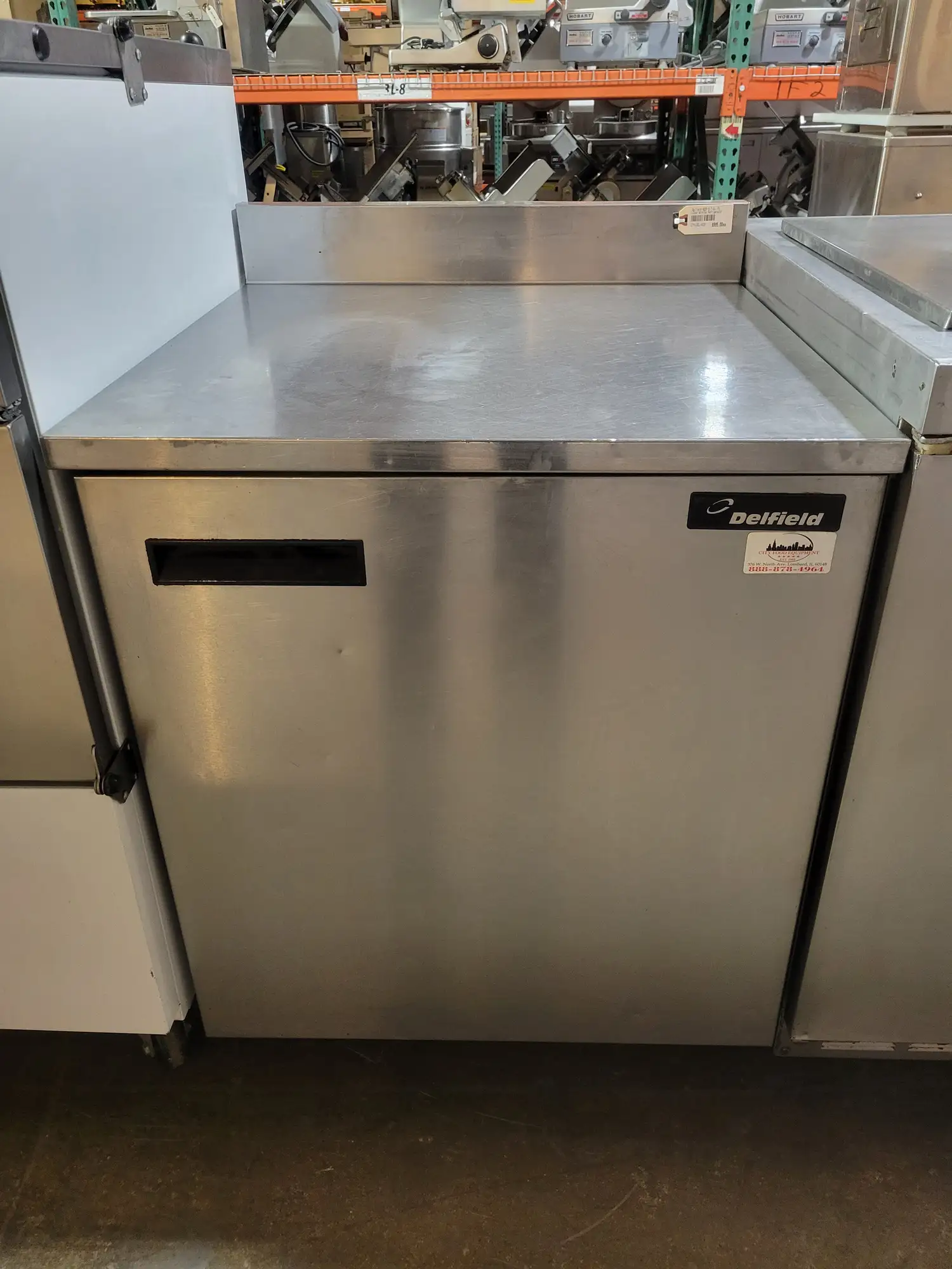 Used Delfield 402P 5.7 Cu. Ft.  1-Door WorkTop Refrigerator