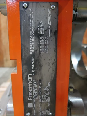 10" Plate Thermoforming Mold
