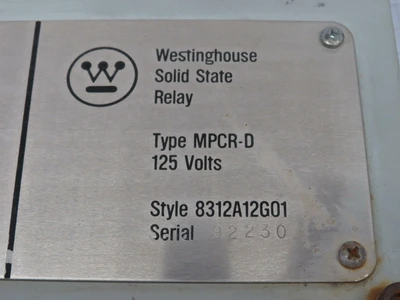 Used WESTINGHOUSE _UNKNOWN_ Relays & Switches Texas US | OCO Industrial #1697912
