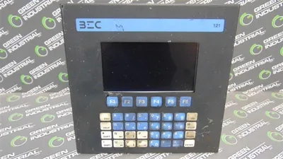 BEC Elektronik AS BUF-121-SIO-V2-2MFB Operator Interface BEC 121 Dual I/O Used