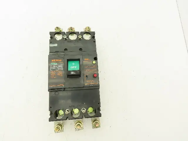 Fuji Electric EG403B Circuit Breaker 300A 3 Pole 100-200-415V