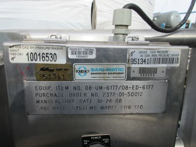 USED SANI-MATIC CHW-120