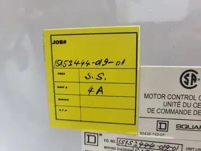 USED SQUARE D MODEL 6