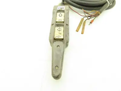 CM LodeStar Crane 4-Position Rocker Switch Pendant 2-Speed Hoist 1-Speed Trolley