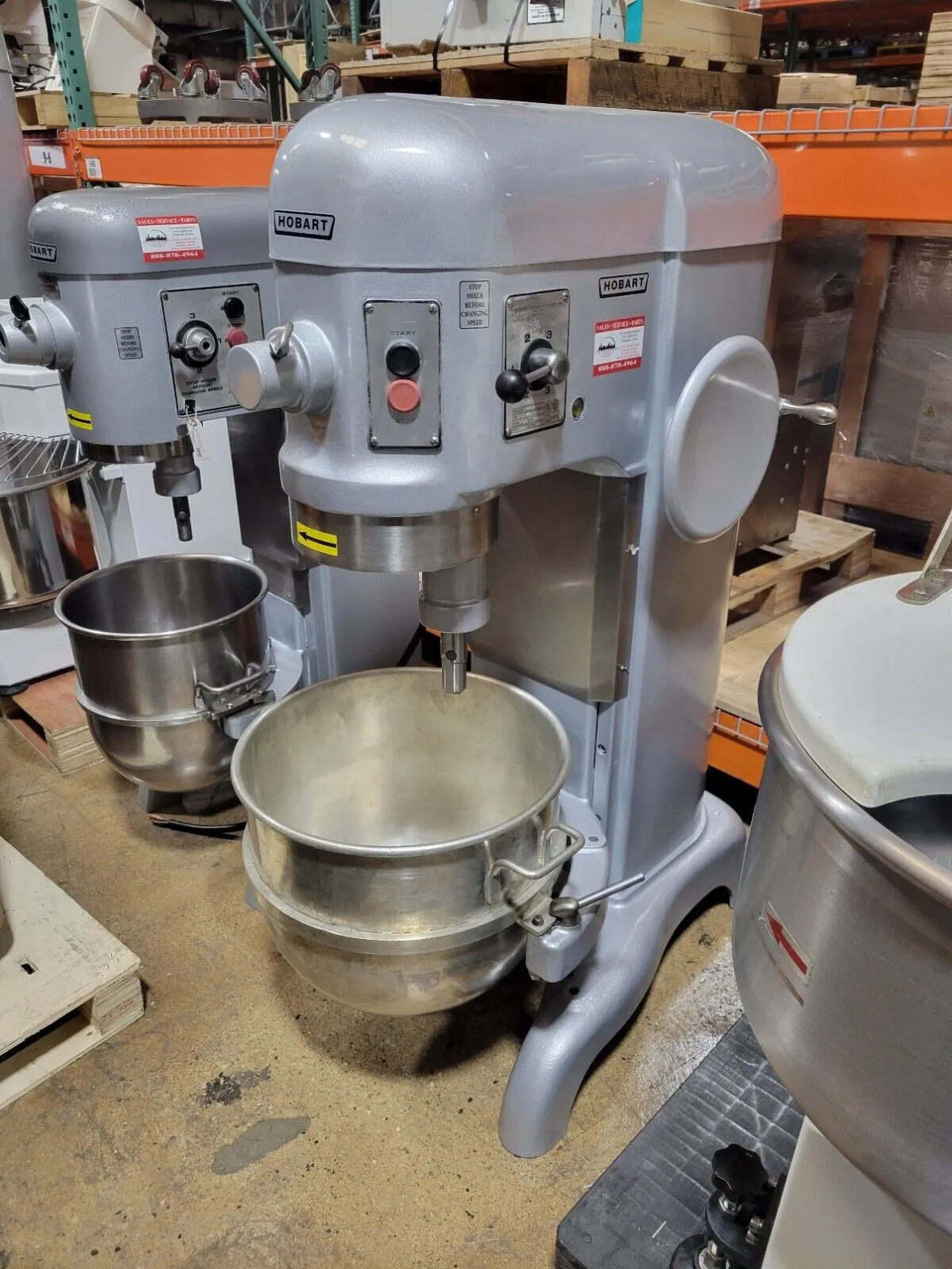 Hobart 60Qt H600 Mixer No Guard 3PH