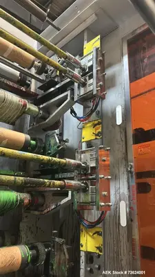 Used RZYS6-1000 6-Color Flexographic Printing Machine – 1000mm Web Width Flexo Press System