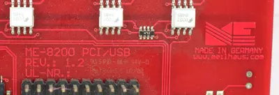 Meilhaus Electronic ME-8200 PCI Digital I/O Board Opto-Isolated 32V 8-16