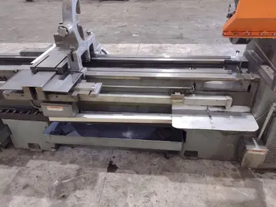 32" X 168" SUMMIT GAP BED ENGINE LATHE. STOCK # 0661425
