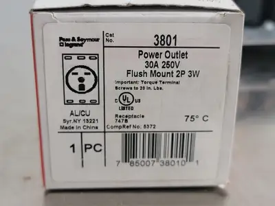 New | in-Stock PASS & SEYMOUR 3801 Cable & Wire British Columbia CA | Lenmark #250076