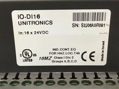 USED UNITRONICS IO-DI16