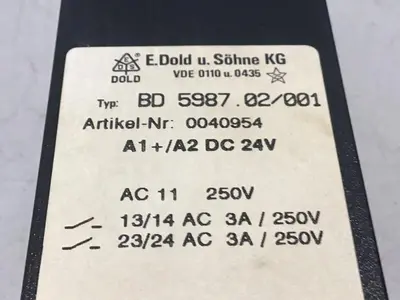 USED E DOLD & SOHNE KG BD5987.02/001