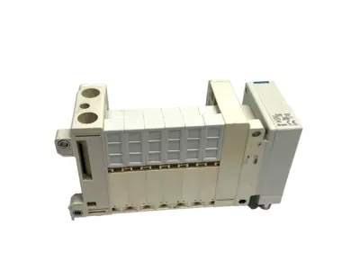 VV5QC21-06N7SEBN-S | SMC  Base Mounted Pneumatic Plug-In Valve Manifold, 6-Station - Used