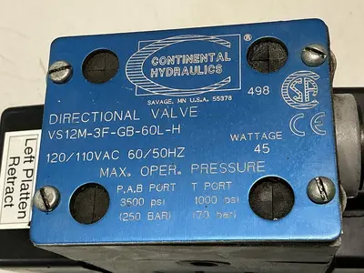 USED CONTINENTAL HYDRAULICS VS12M-3F-GB-60L-H