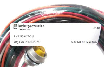 NEW LUMBERG RKF50-677/3M RECEPTACLE 500003289 RKF506773M