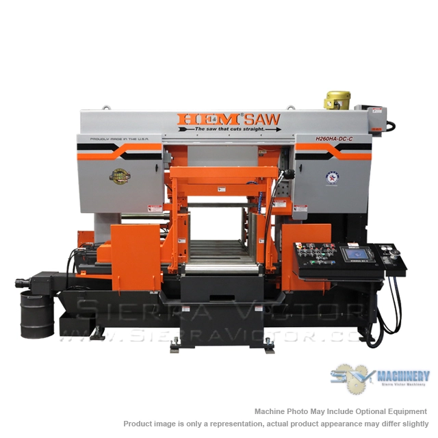 HE&M H260A-DC Horizontal Bandsaws Auto | Sierra Victor Industries