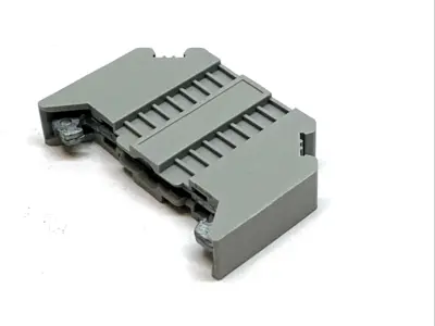 E/NS 35 N | Phoenix Contact E/NS 35 Terminal End Bracket DIN Rail Gray NS35 LOT OF 10 - Used