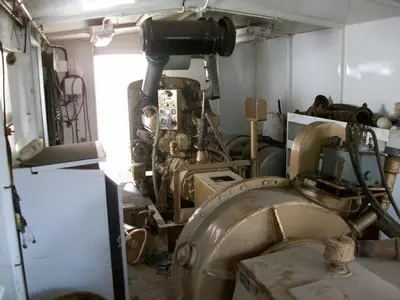 USED OILWELL SA-640-5 TRIPLEX MUD PUMP
