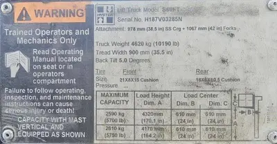 Used 2015 HYSTER S60FT Misc Forklifts Illinois US | Somerset Equipment Sales #1543022