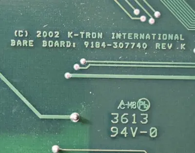 K-tron 9191-307740 Control Circuit Board loc3C37