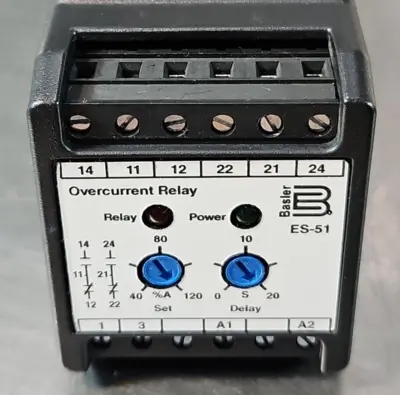 Basler ES-511GB1A0N0 Overcurrent Relay 120V 50/60Hz (BIN412)