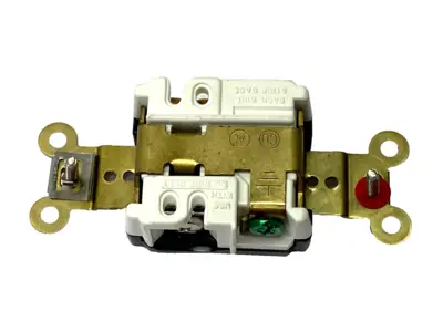 New | in-Stock Hubbell Black Straight Blade Single Receptacle 2-Pole 3-Wire 125V 20A Electrical Fittings Michigan US | Maverick Industrial Sales #1402538