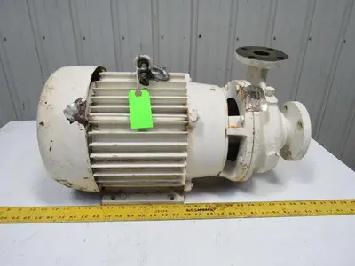 Dietz Ampco 7.5Hp 3450RPM 220/440V 3Ph 2" x 1-1/2" ZC2 Flange Centrifugal Pump