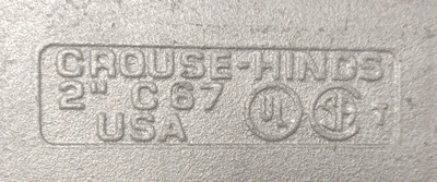 NEW Crouse-Hinds C 67