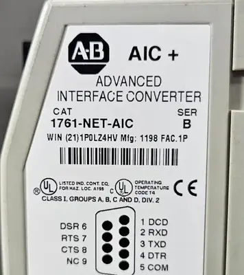 Used Allen-Bradley 1761-NET-AIC PLC Processors | Palmetto Automation #1153908