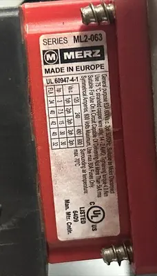 Used MERZ ML2-063 Miscellaneous Equipment (Electrical & Power) | Surplus Asset Holdings #1189859