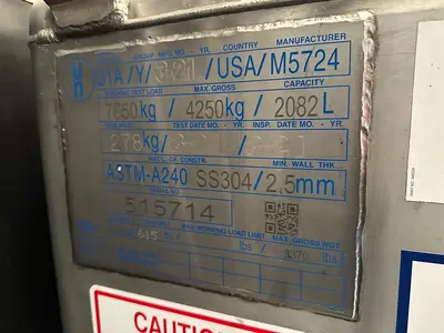 USED 2021 SNYDER LIQUITOTE 550 TOTE