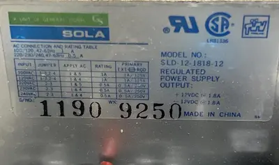 USED SOLA SLD-12-1818-12