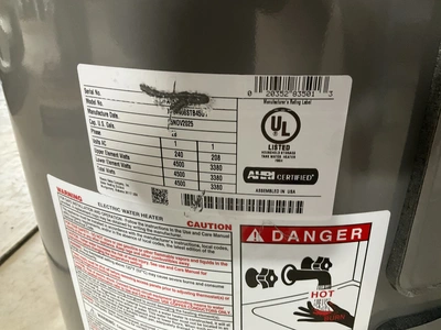 Used RHEEM XE28S06STB45U1 Water Heaters Michigan US | Miedema Asset Management Group #1312776