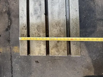 24" W X 18" D X 18" T CARLTON T-SLOTTED DRILL BOX TABLE. STOCK #0542926