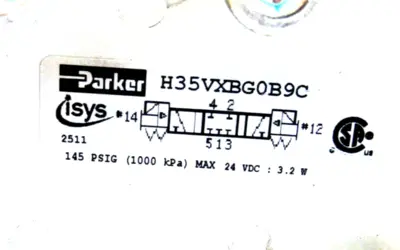 NEW PARKER H35VXBG0B9C SOLENOID VALVE