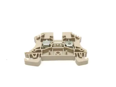 1020100000,WDU 4 | Weidmuller 1020100000 Feed-Through Terminal Block 4mm, Beige, WDU 4 LOT OF 10 - Used