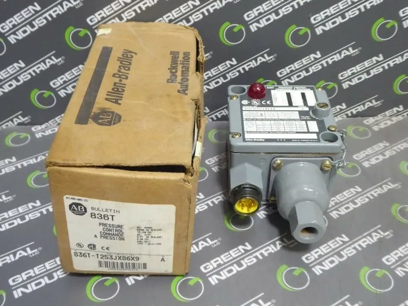 Allen Bradley 836T-T253JX86X9 Pressure Switch Series A New NIB