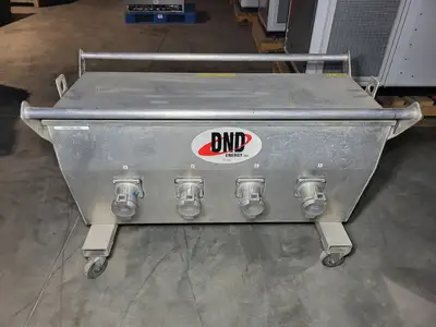 225 Amp Mobile Welding Distribution Mobile Cart w/ 8 x 60 Amp Receptacles
