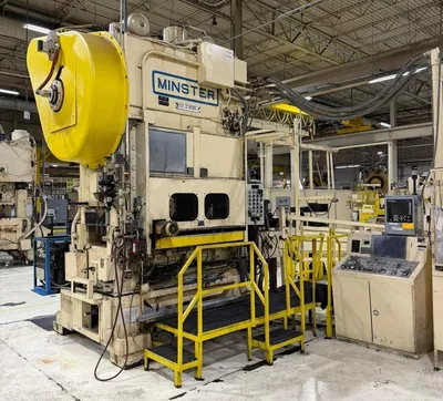 1986 MINSTER 150 TON SSDC PRESS Straight Side, Double Crank (Single Action) Presses | Timco, Inc. (2)
