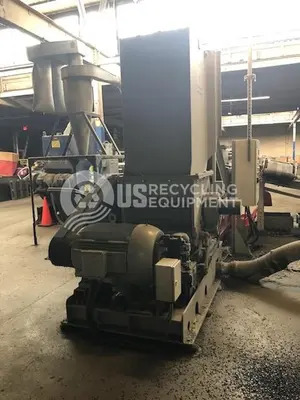 USED ZERMA COMPLETE PLASTICS SHREDDING SYSTEM