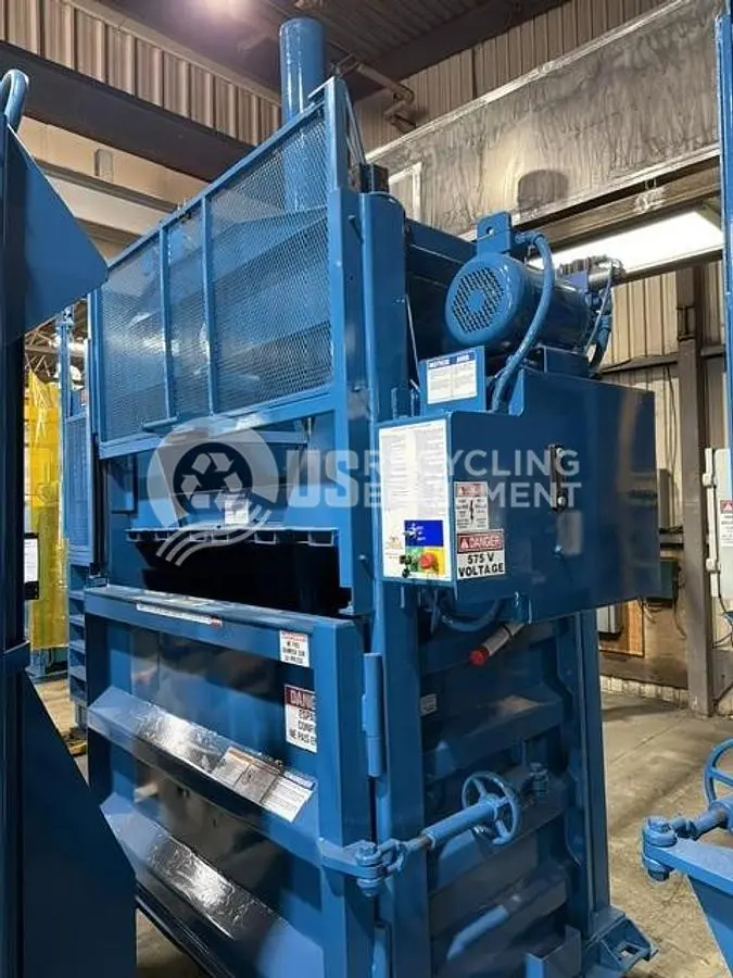 Used JV MANUFACTURING VB-72-H-DC DEEP CHAMBER VERTICAL BALER Balers Quebec CA | US Recycling Equipment #1314617