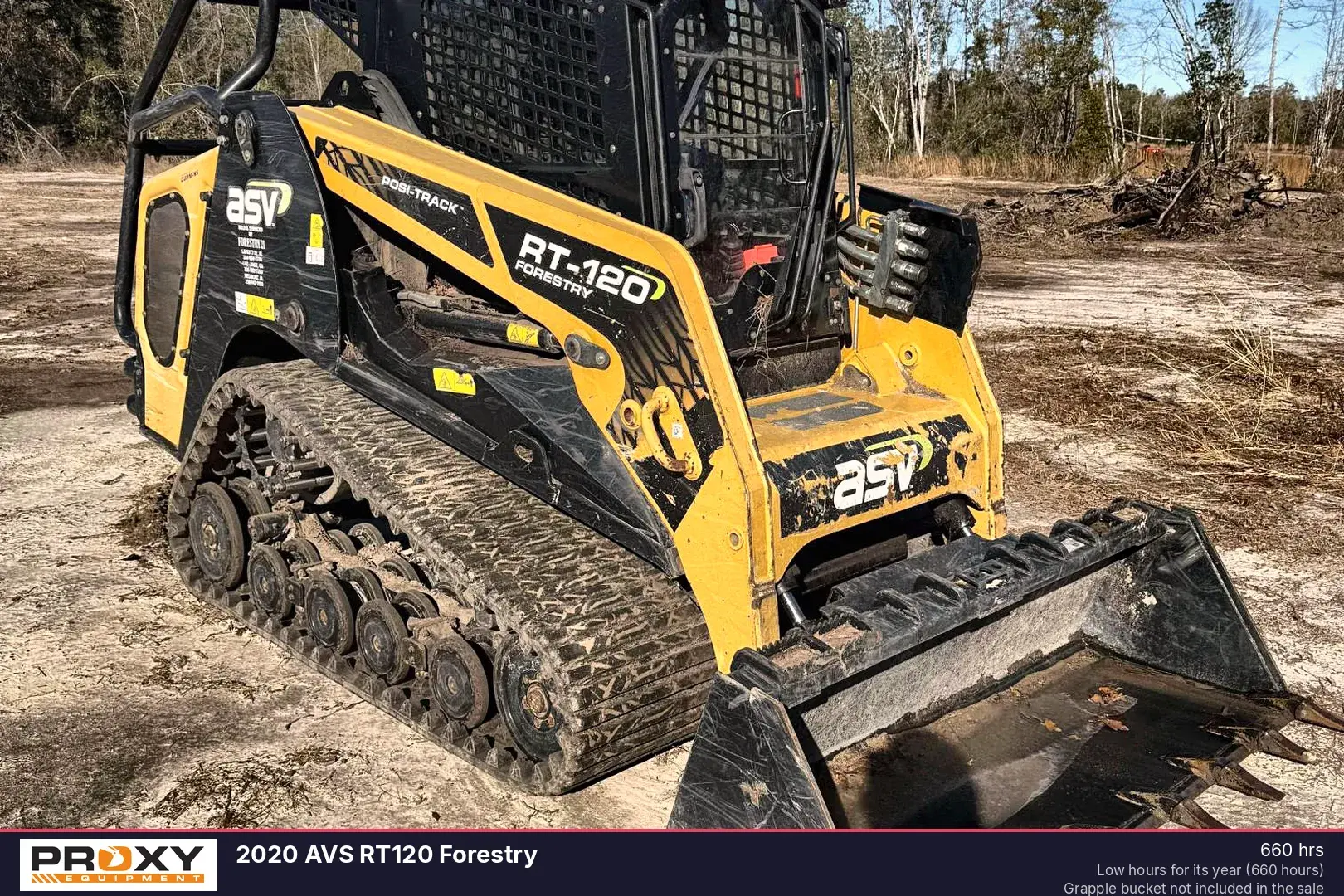 Used 2020 AVS RT120 FORESTRY Compact Track Loaders Alabama US | Proxy Equipment #1378090