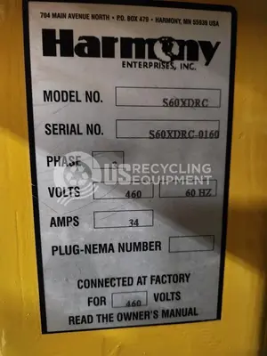 USED HARMONY S60XDRC VERTICAL